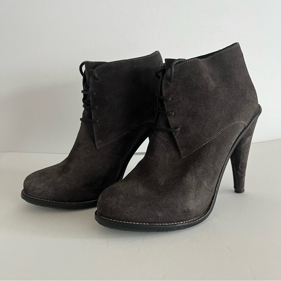 Opening Ceremony - Suede Ankle Lace-Up Boots - Picture 5 of 10